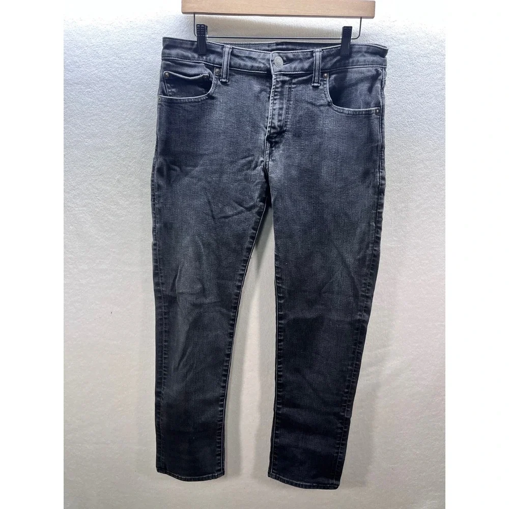 American Eagle Mens Ne(x)t Level Flex Slim Straight Jeans Mens 32/32 Black 3195